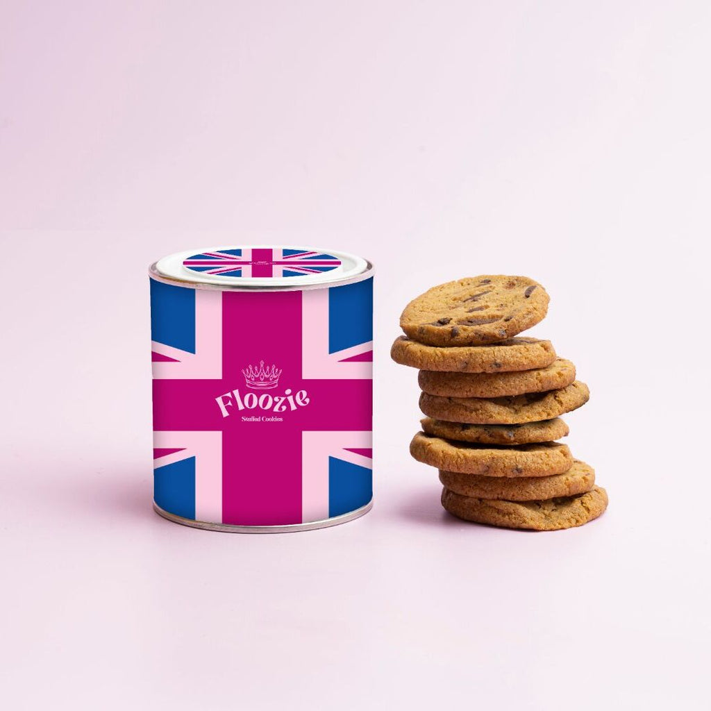 Union Jack Tin with Mini Cookies